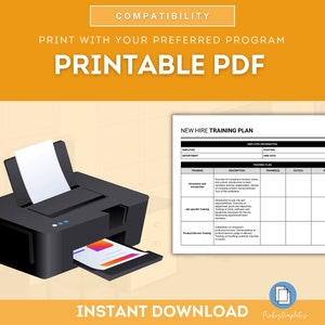 New Hire Training Plan, Employee Orientation Guide, Employee Onboarding Program, New Team Member Training Outline, Training Schedule Plan image 6