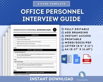 Interviewgids voor kantoor- en administratief personeel, sollicitatietips voor administratief personeel, sollicitatievragen voor kantoorpersoneel, sollicitatievragen voor beheerders