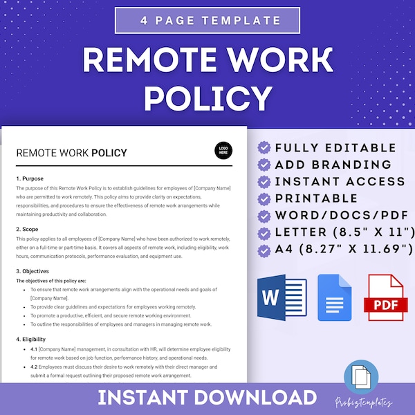 Remote Work Schedule Template Virtual Work Timetable Telecommuting Remote Work Schedule Template Virtual Work Timetable Telecommuting