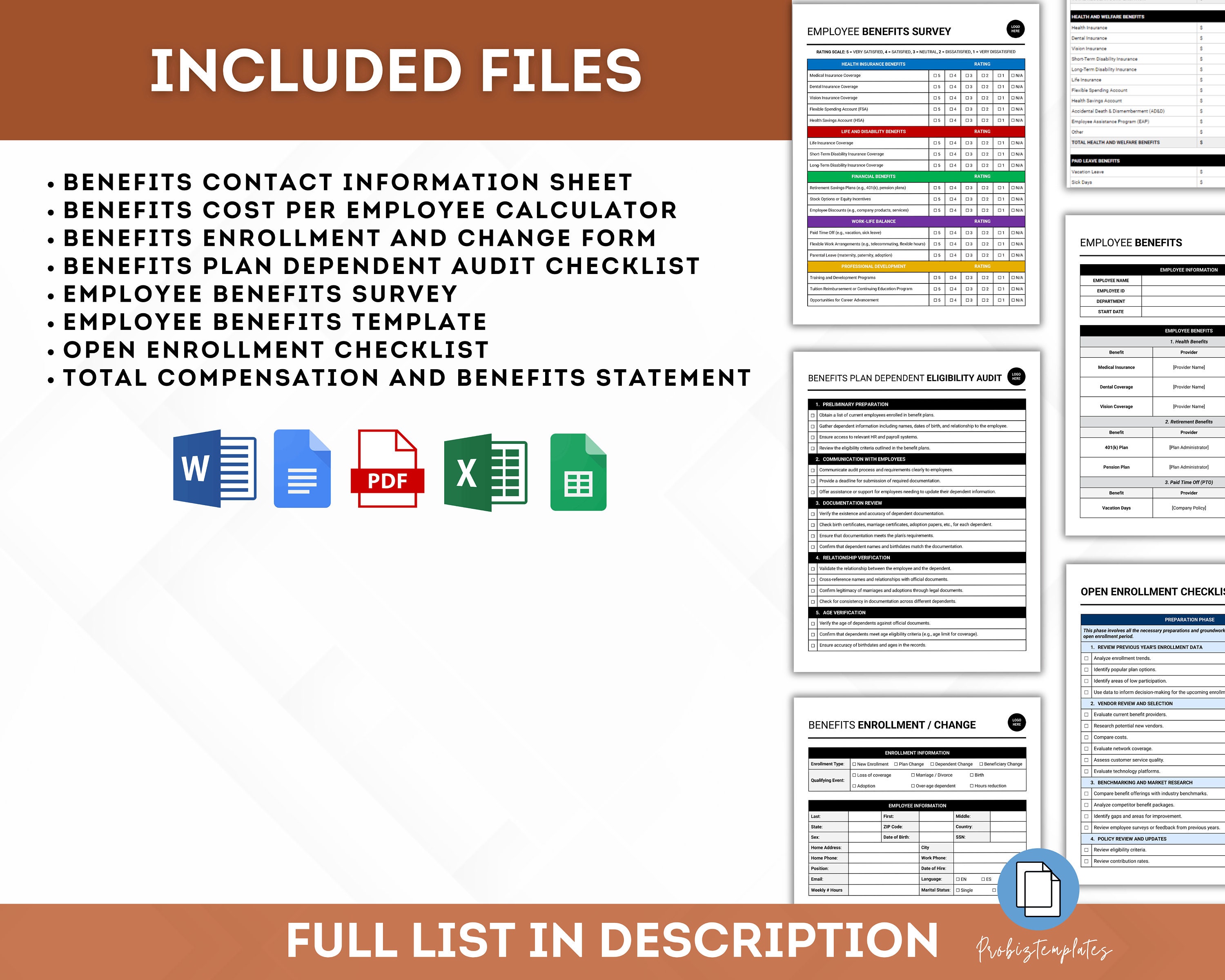 Employee Benefits and Compensation Bundle, Employee Benefits ...