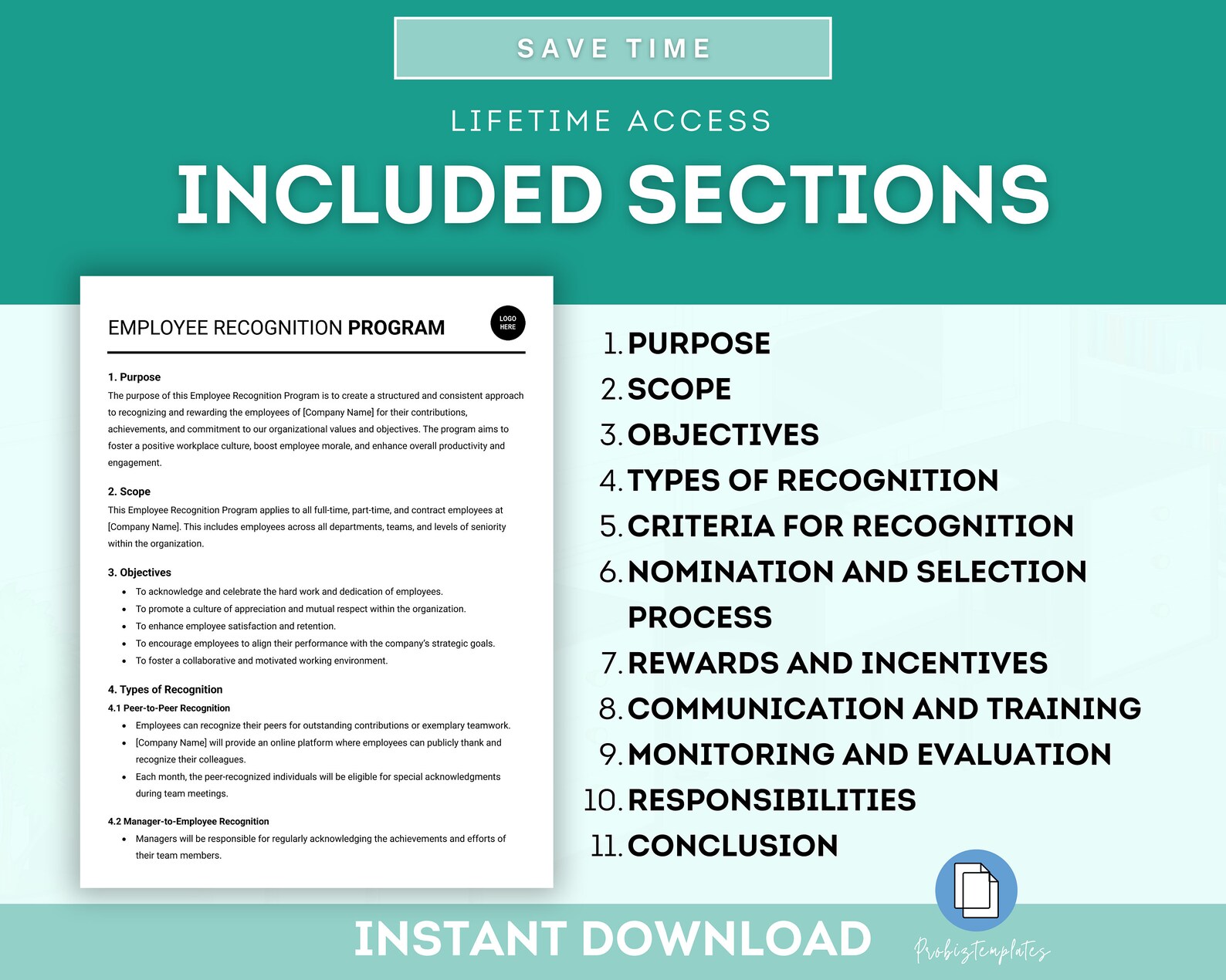 Employee Recognition Program Template, Employee Appreciation Program ...