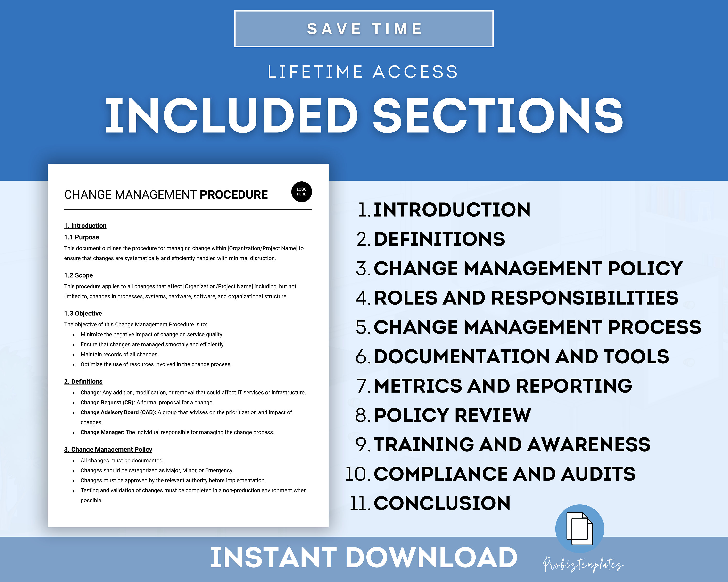 Change Management Procedure Template Organizational Change Procedure