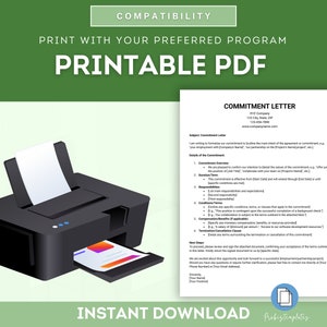 Commitment Letter Template, Business Commitment Letter Template ...
