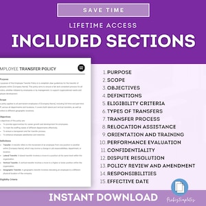Employee Transfer Policy Template, Internal Transfer Guidelines ...