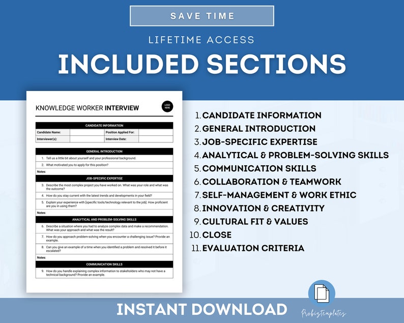 Knowledge Worker Questionnaire Template, Knowledge Worker Survey ...