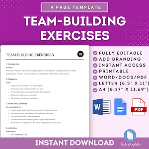 Team-Building Exercises, Group Bonding Activities, Team Collaboration Exercises, Teamwork Building Activities, Team-Building Ideas
