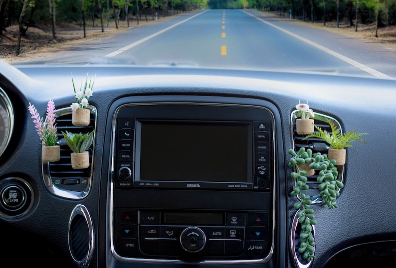Plant Air Freshener Plant Car Vent Clip Plant Car Etsy