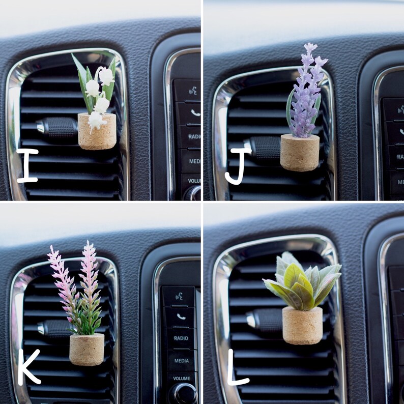 Plant Air Freshener Plant Car Vent Clip Plant Car Etsy