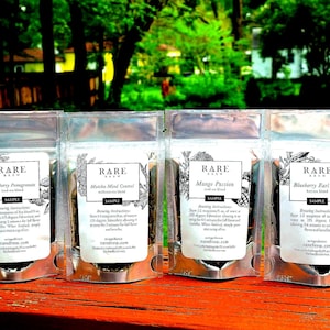 4 Rare Flavors - Loose Leaf Tea Sampler Pack - Premium Hot Tea Gift Set
