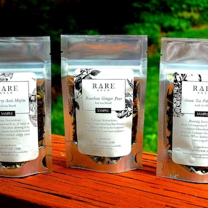 3 Rare Flavors - Loose Leaf Tea Sampler - Cocktail Inspired Flavors - Tea Gift Set