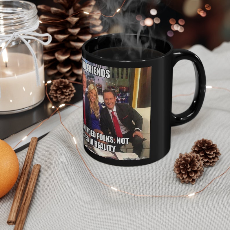 11oz Black Mug Funny Fox News Coffee Mug Etsy