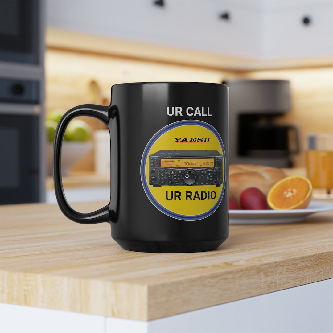 Custom Two-tone Coffee Mugs, 15oz. Custom 15oz Coffee Mug, Gift for Ham