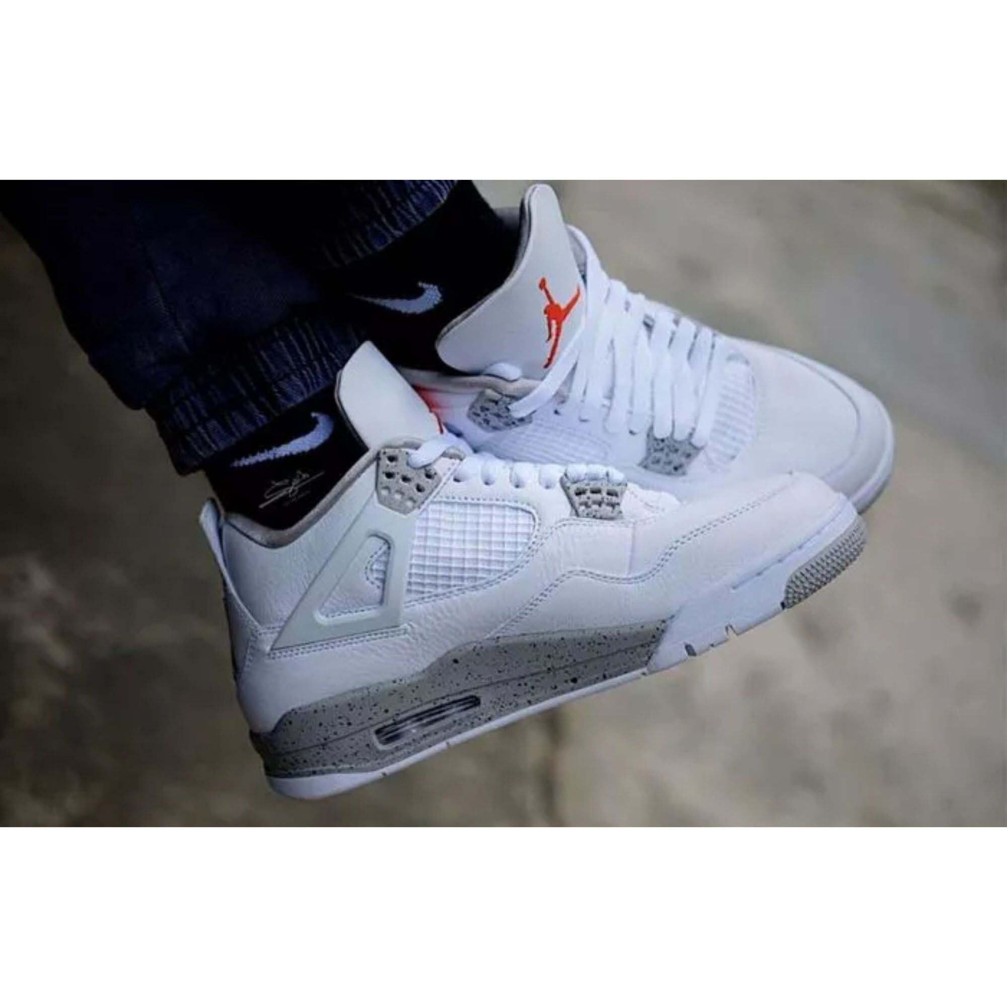 footlocker jordan 4 white oreo
