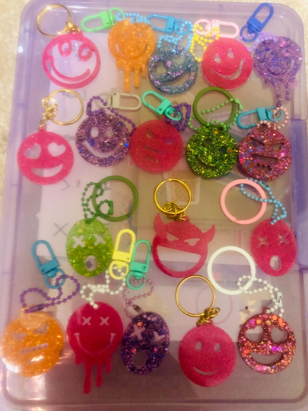 Custom Resin Keychain: Personalized Handmade Accessories - Etsy