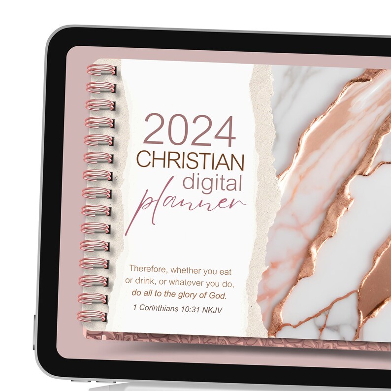 2024 Christlicher Kalender & Planer mit Versen - Etsy.de