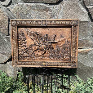 Nordische Walküre Wandkunst, Personalisierter Walkürengöttin Wandbehang, Handgeschnitzte Walkürengöttin, Geschenk für Lehrer&Freunde, Nordische Mythologie