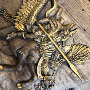 Valkyrie goddess art, Norse Valkyrie wooden wall hangings, Valkyrie norse carvings, Norse wall decor, Unique home decor, Personalized gift image 11