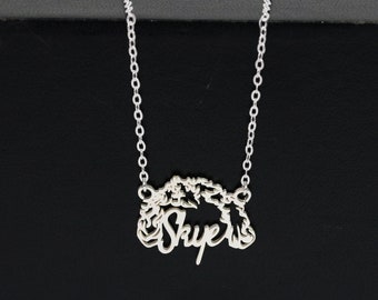Collar con nombre y orejas de perro, collar personalizado con nombre de mascota, regalo conmemorativo para mascotas, regalo personalizado por la pérdida de una mascota, regalo para amantes de las mascotas, collar para mamá de perro, regalo para ella