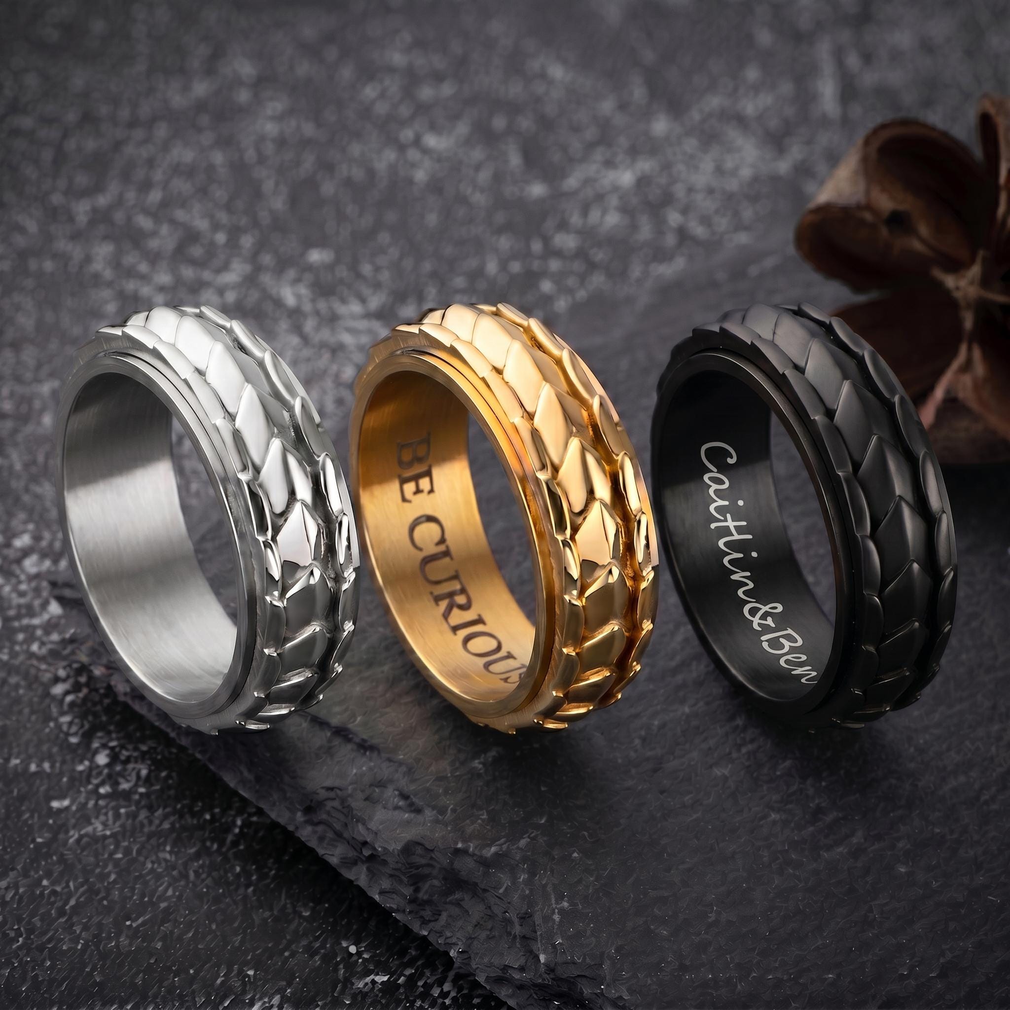 Fidget ring - Etsy 日本