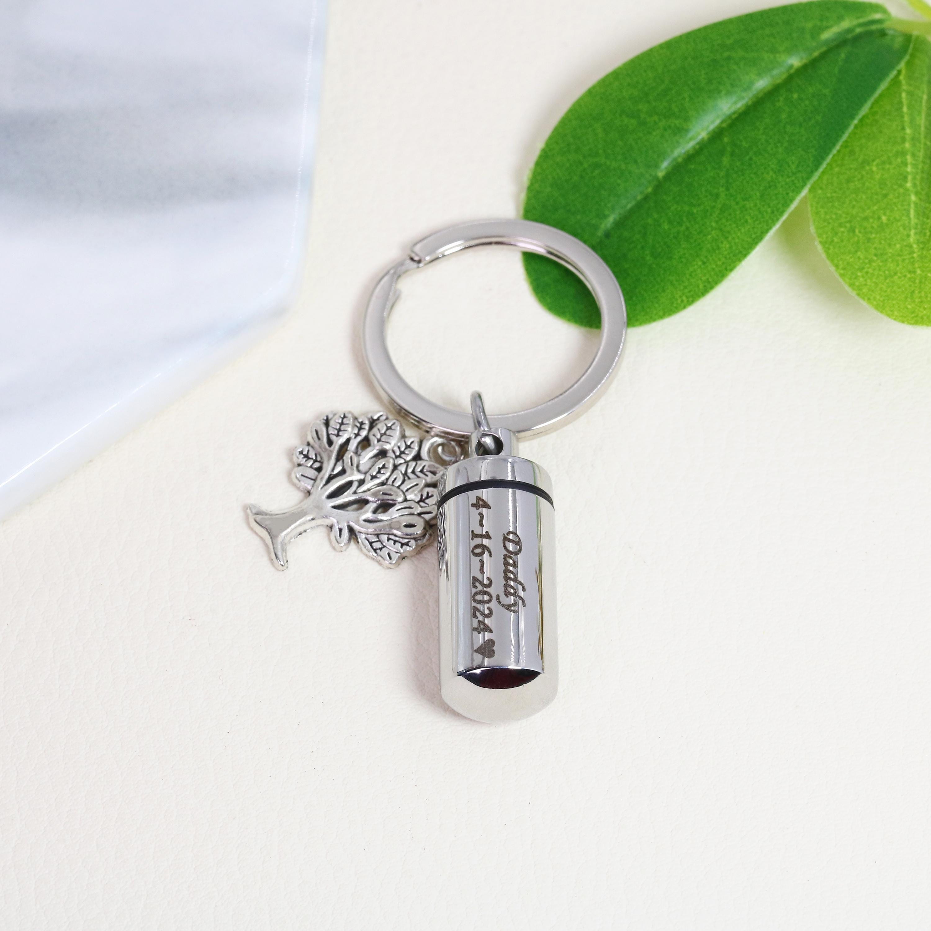 JMIMO Portachiavi per nonna, regalo per nipote, nipote, nipoti, albero genealogico, regalo per nonna, Argento, Etichettalia unica