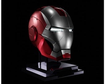 Iron Man MK5 Helmet STL, Iron Man MK5 Helmet 3D Model, Iron Man MK5 Helmet Print Files, Iron Man Helmet STL