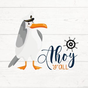Vida en barco marinero Png Svg, Ahoy Sailing Cricut Cut File, Ahoy Nautical Saying Png Svg, Pescador Pescador Arte Digital Png, Divertido Velero Svg