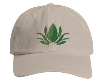 Lotus Flower Dad Cap - Lotus Peace Yoga Zen Baseball Cap - Unisex Peace Hat for Men & Women