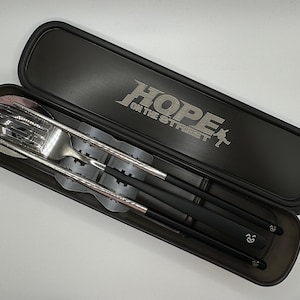 de couverts avec baguettes Hope On The Street | Cuillère-fourchette en acier inoxydable |  BTS Jungkook Rm Jin Suga J-Hope Jimin Taehyung Bangtan
