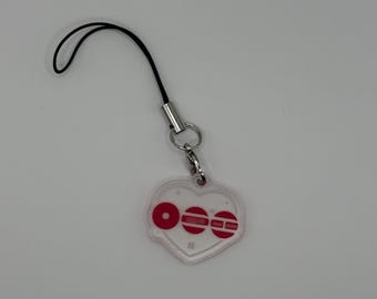Llavero con dije de lightstick para teléfono, accesorio de BTS Tour Arirang, dije acrílico