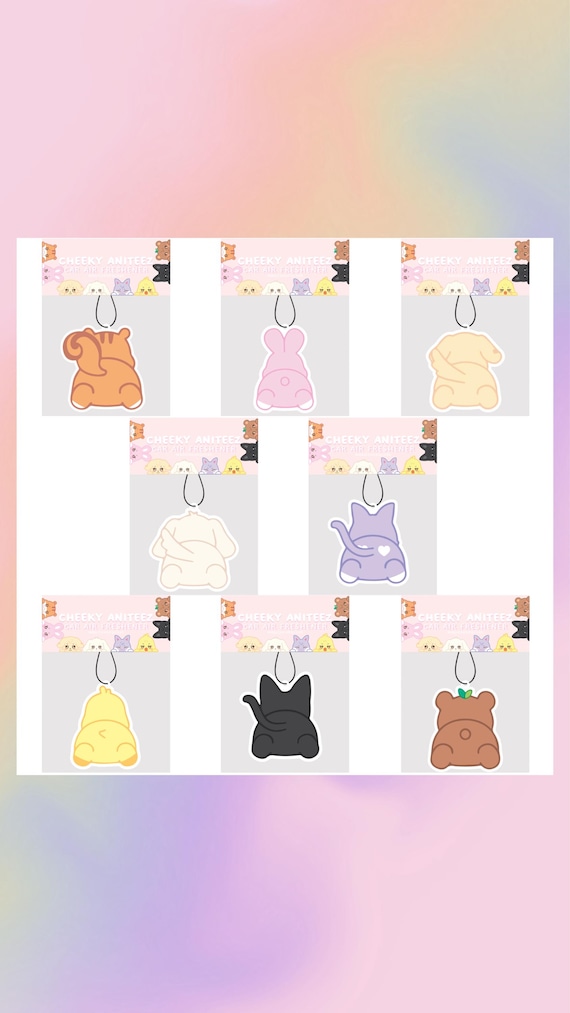 Cheeky Aniteez Car Air Freshener: Kpop Ateez Merch Gift