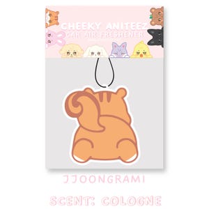 Cheeky Aniteez Car Air Freshener: Kpop Ateez Merch Gift image 2