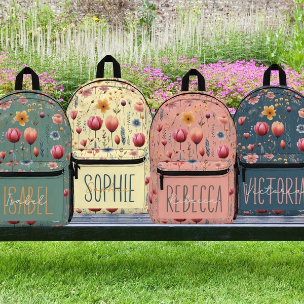Floral Backpack - Etsy