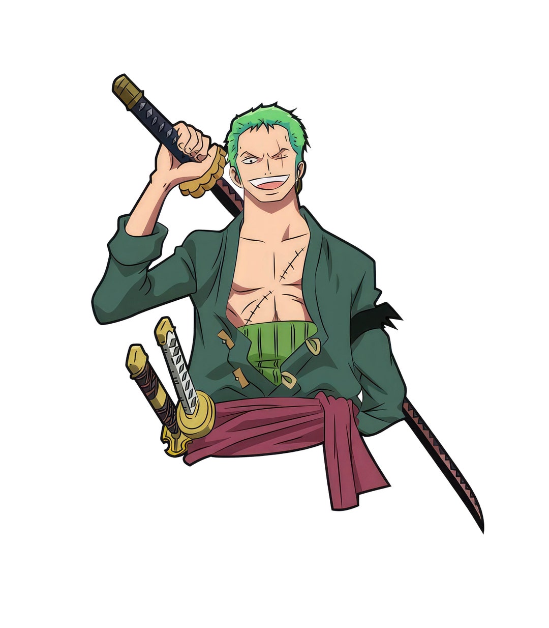 Zoro Png One Piece Png Etsy