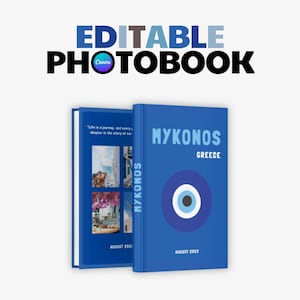 Modèle de livre photo imprimé de voyage tendance Mykonos Assouline PHOTO BOOK image 1