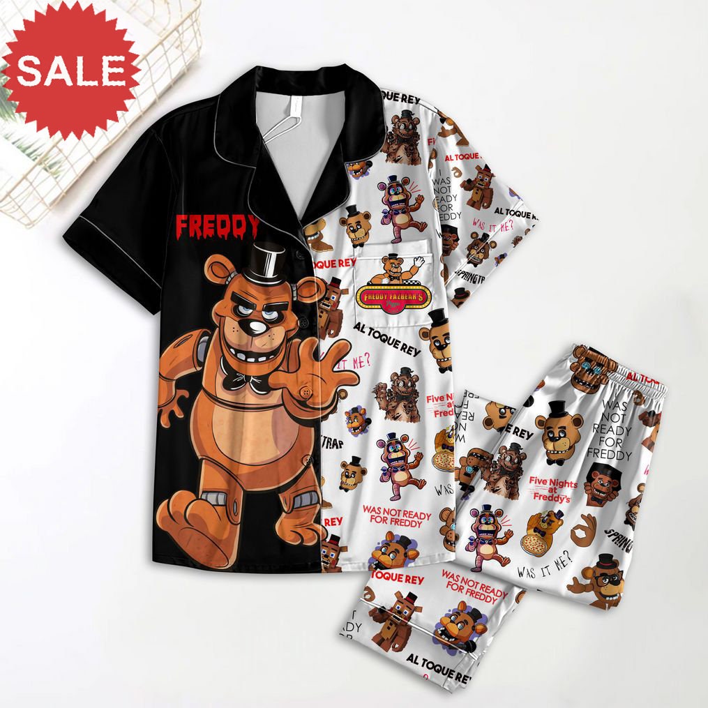 Set pigiama Freddy Al Toque Rey, set pigiama FNAF venduto da Subversion ...