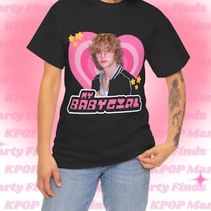 Riize Wonbin Blonde Shirt, Riize Members Y2k Babygirl Bootleg Merch Shirt, Gift Ideas for Briize, Birthday Gift Concert Merch, Riize Fancon