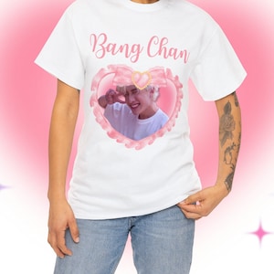 STRAY KIDS Bang Chan Coquette Bow Kpop Shirt, Skz 2024 Tour Merch, Straykids Concert Shirt, Gift Ideas STAYS, Birthday Gift & Concert Merch
