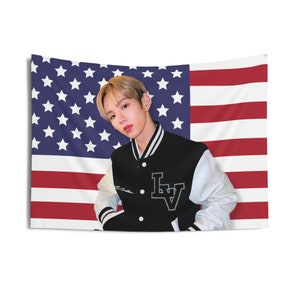 Riize Shotaro Varsity America Flag Banner, Riize Members Kpop Flag, Siren Riize Merch, Gift Ideas for Briize, Birthday Gift & Concert Merch