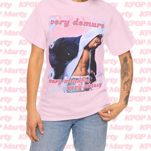 SVT Mingyu Demure Kpop Shirt, Seventeen Members Tee, Seventeen 2024 Tour Kpop Merch, Gift Ideas for Carats, Birthday Gift & Concert Merch
