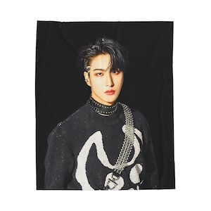 Ateez Seonghwa The World Blanket, Ateez Seonghwa Kpop Merch, Gift for Ateez Seonghwa Fan Atiny, Kpop Fan Gift Ideas