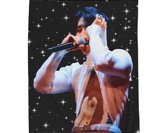 Skz Han Jisung Abs Railway Velveteen Plush Blanket: Stray Kids Stays Kpop Concert Tour Merch Gift 2025