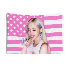 Aespa Winter Armageddon America Flag Banner, Drama Aespa Kpop Flag, Aespa Movie 2024 Merch, Gift Ideas for MY, Birthday Gift & Concert Merch