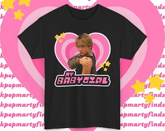 Xlov Hyun Shoulder Babygirl Unisex Heavy Cotton Shirt: Evol Kpop Concert Tour Merch  2026