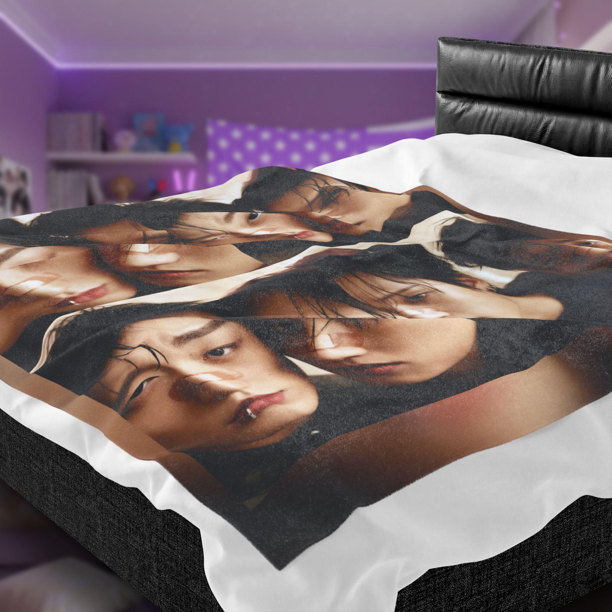 Ateez Woosan Magazine Plush Blanket - Etsy