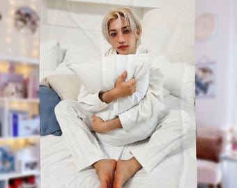 Felix Stray Kids Blanket, Soft Microfiber Throw for Skz Fans, Kpop