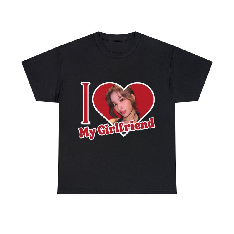 TWICE Sana I Love My Girlfriend Shirt, Custom TWICE Sana Cute Photo Merch, Gift Ideas for Kpop Fans ONCE