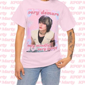 Skz I.N Jeongin Demure Kpop Shirt, Skz Members Shirt, Stray Kids Ate 2024 Tour Kpop Merch, Gift Ideas Stays, Birthday Gift & Concert Merch
