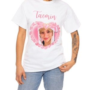 SHINEE Taemin Coquette Bow Kpop Shirt, Shinee Members Merch, Kpop Shinee Concert Shirt, Gift Ideas SHAWOL, Birthday Gift and Concert Merch
