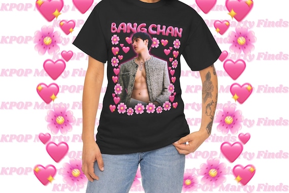 Stray Kids Bang Chan Shirt, Y2k Emoji Frame, SKZ Concert Merch