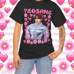 Ateez Yeosang Emoji Shirt, Ateez Tour 2024 Cute Y2k Bootleg Merch Shirt, Gift Ideas Atiny, Birthday Gift & Concert Merch, Ateez Tour Shirt